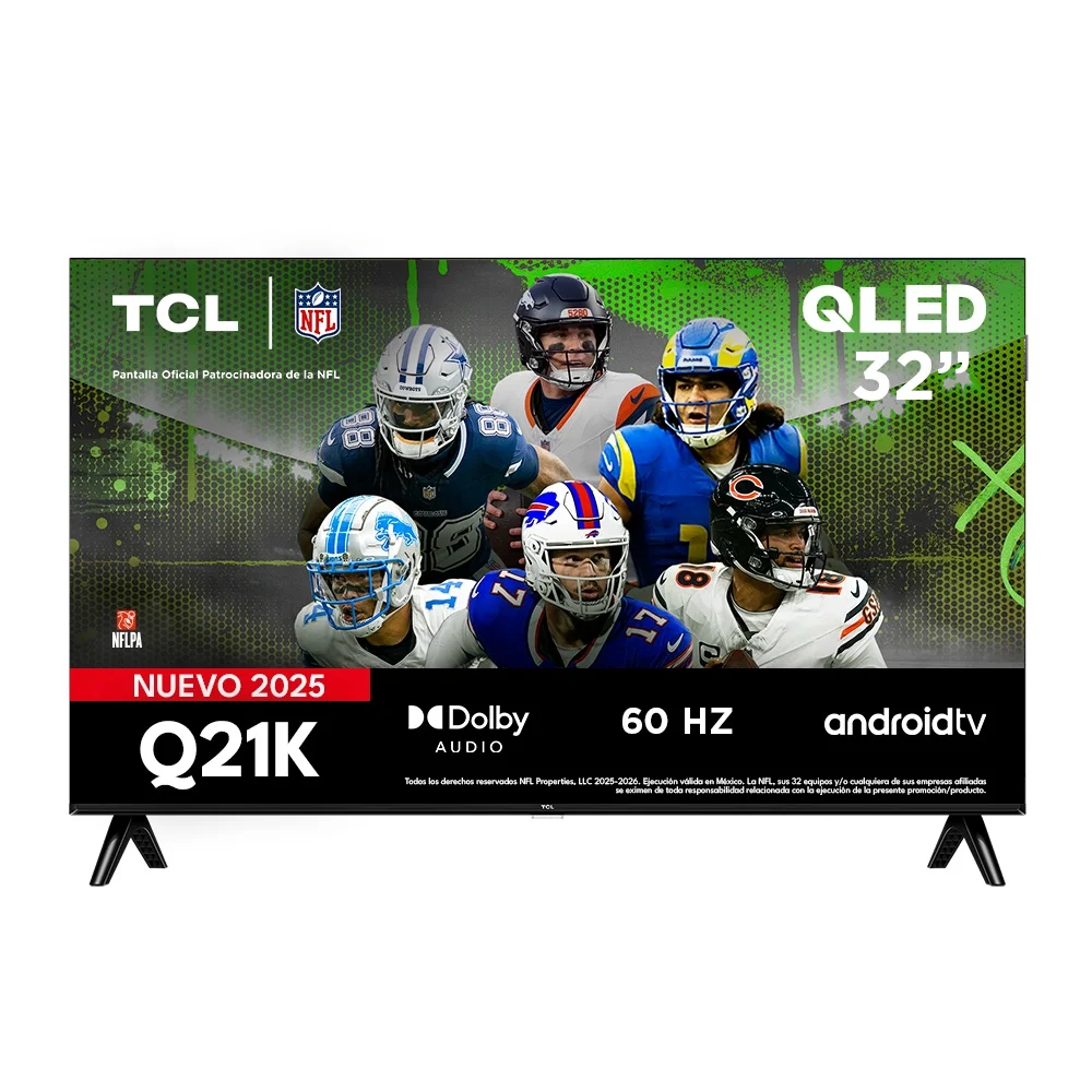 TV TCL 32" FHD QLED ANDROID HVA 32Q21K