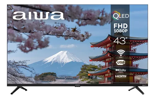 Pantalla Aiwa 43 Pulgadas Qled 1080p Smart Tv Roku Wifi Hdmi