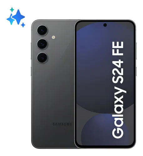 Smartphone Galaxy S24 Fe dual SIM Grafito 128gb 8gb RAM Samsung - Bueno (Reacondicionado)