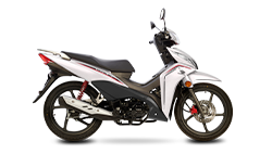 Honda WAVE110 Motor OHC monocilíndrico, Multidisco en baño de aceite. 4 velocidades tipo retorno. Sistema de arranque eléctrico o por pedal