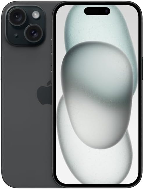 Apple iPhone 15 128GB Negro Desbloqueado (Reacondicionado) Esim