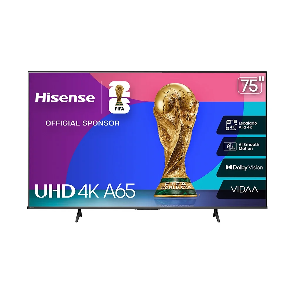 TV Hisense 75 pulgadas 75A65NV 4K Vidaa