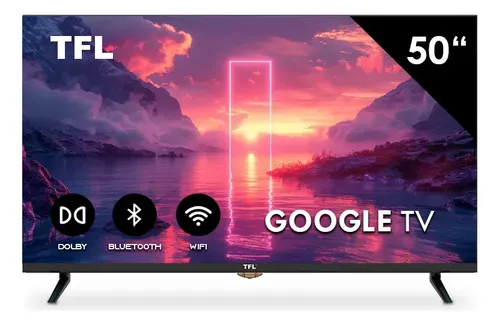 Pantalla Smart TV TFL 50 Pulgadas Google Tv 4k Ultra Hd Frameless Bluetooth Dolby Audio