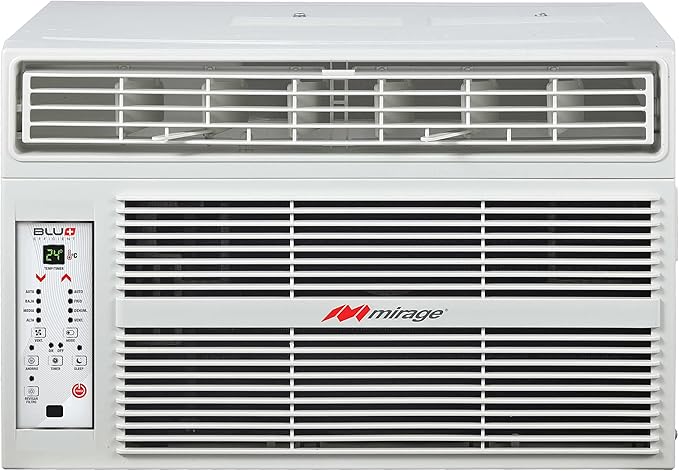 Mirage MACC0511N Aire Acondicionado Aire Ventana Blu Plus Solo Frio 0.5Ton 115V, Blanco