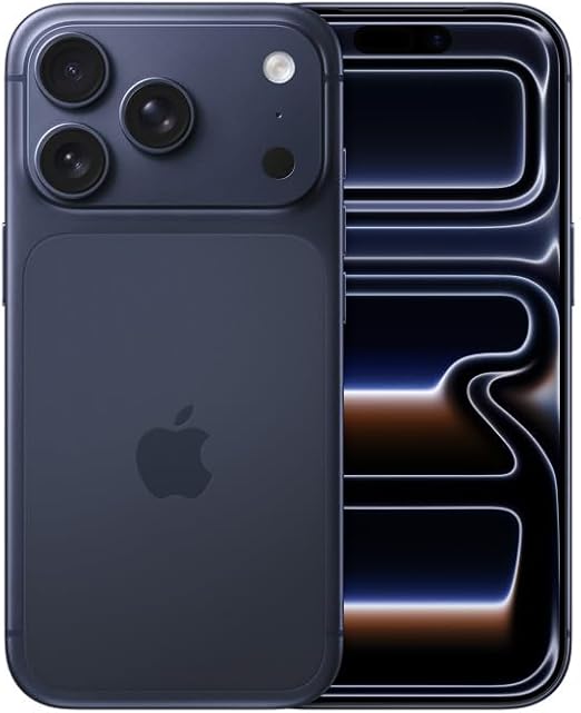 Apple iPhone 17 Pro, 512GB, SIM Global, Azul Profundo- Desbloqueado (Reacondicionado)
