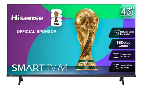 Hisense Smart TV Pantalla 43 Pulgadas LED 43A4NV Vidaa