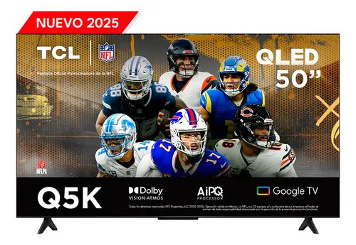 Smart Tv Pantalla 50 50q5k Tcl Google Qled 4k Voice Control
