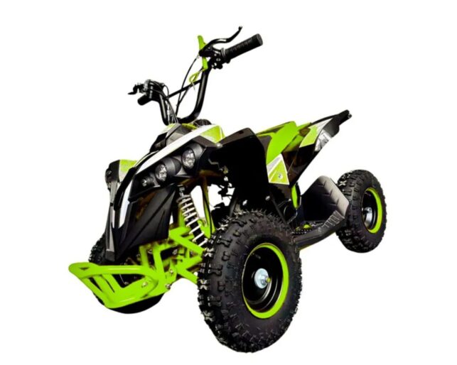 Mini Cuatrimoto Atv07 Verde Motor 49cc Encendido Electrico